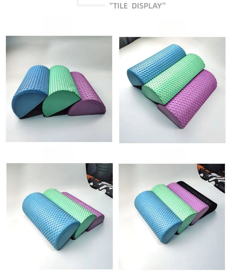 30/33CM Fitness Foam Roller – EPP Yoga Massage Roller for Muscle Recovery, Pilates, Physical Therapy, Gym & Home Exercise Training