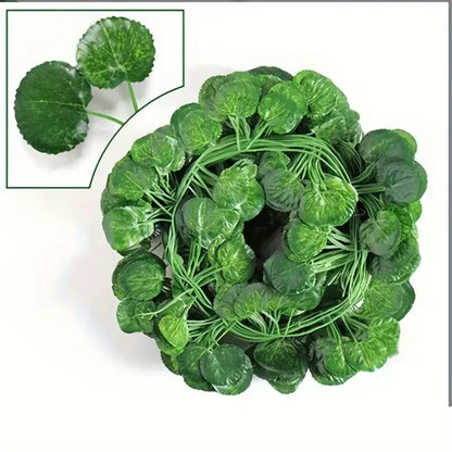 Artificial Ivy Vine Garland – Realistic Faux Green Leaf Rattan Creeper for Garden, Wedding Decor, Party Decorations, Hanging Plants & Home Decoration