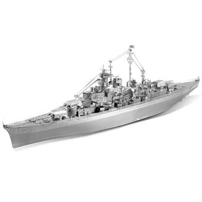Piececool Kit de Modelo de Acorazado de Metal 3D – HMS Hood y Richelieu, Rompecabezas de Ensamblaje, Juguete Educativo para Adolescentes y Coleccionistas