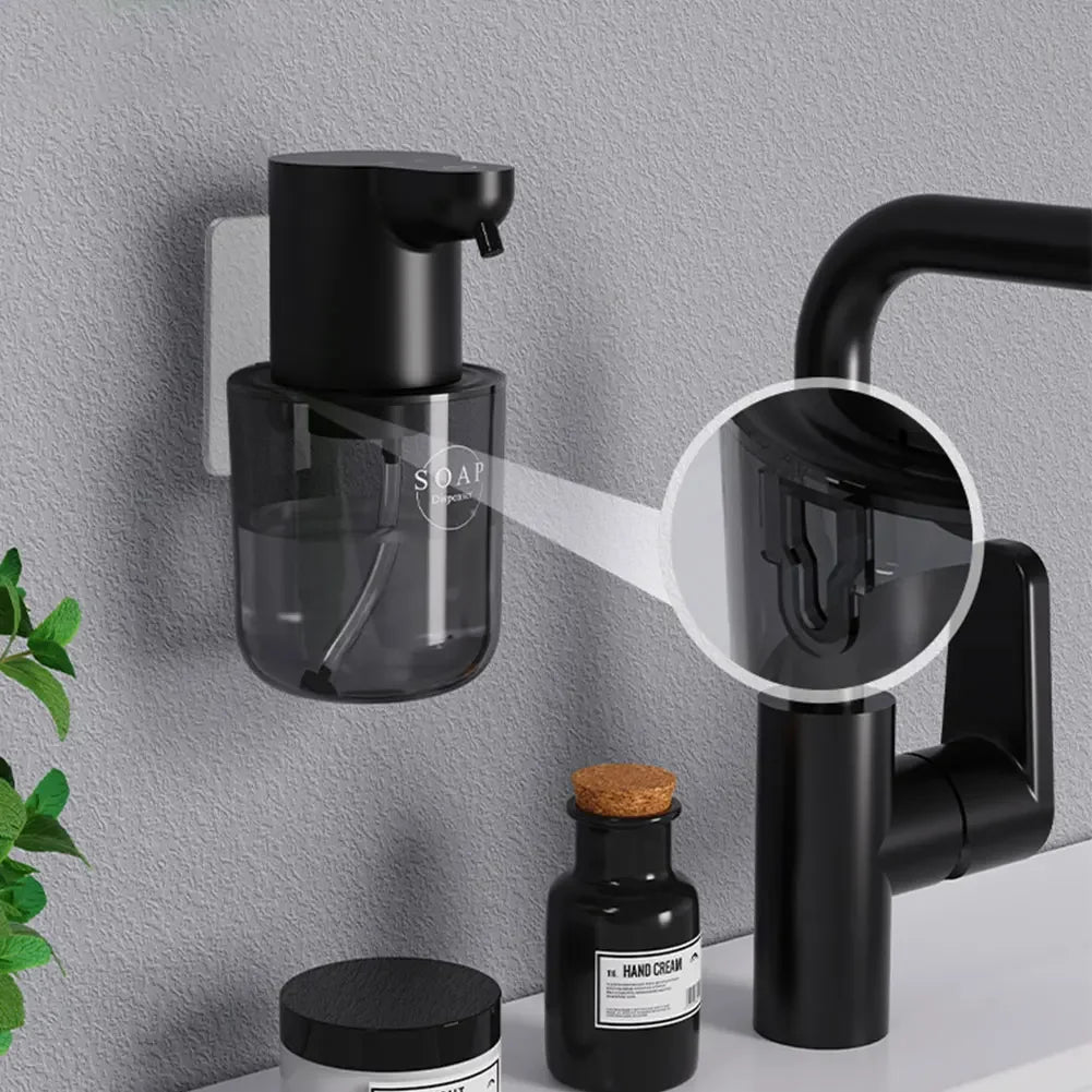 Dispensador automático de jabón espumoso de 400ml con sensor infrarrojos – Dispensador de jabón en espuma y gel sin contacto para baño y cocina