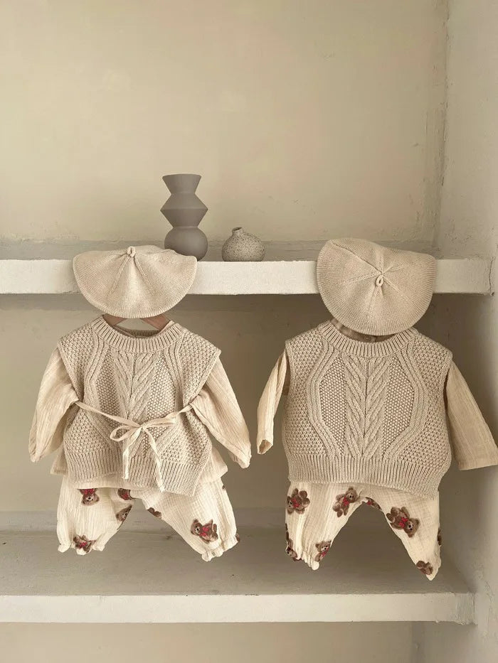 Pantalones de Bebé de Algodón Orgánico – Pantalones Suaves de Muselina Estampados para Recién Nacidos y Niños Pequeños, Parte de Abajo Informal y Adorable para Usar en Primavera, Verano, Otoño e Invierno