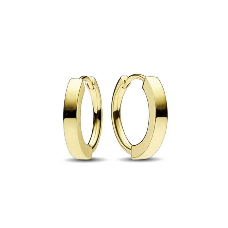 Juego de pendientes de tuerca de plata de ley 925 con hoja cuadrada, sol y luna para mujer, exquisito regalo de joyería europea