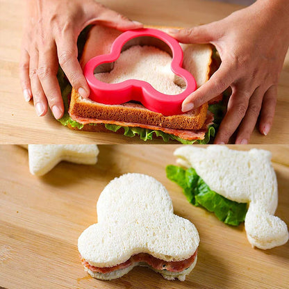 Kids Sandwich Cutters & Molds – Heart, Star & Cartoon-Inspired Bread Toast Shapes for Bento Boxes, Lunches & Fun Food Preparation