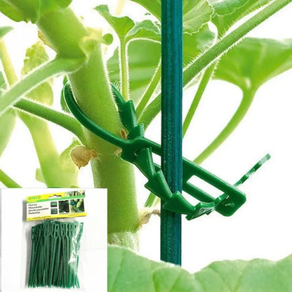 Reusable Garden Cable Ties – Adjustable Nylon Plant Support Straps for Vines, Trees, Shrubs, Gardening Fasteners, Cable Management & Outdoor Organization