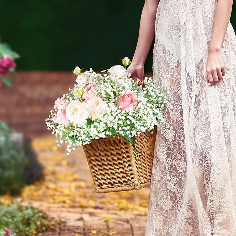 1 Fleur Artificielle Haleine de Bébé de 63 cm – Gypsophile Artificiel Réaliste pour Bouquets DIY, Mariages, Fêtes et Décoration Intérieure