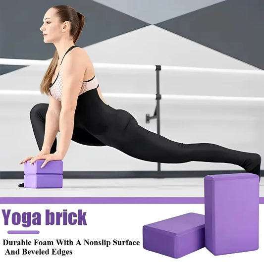 Bloques de espuma de yoga – Ladrillos de entrenamiento de pilates para danza, estiramientos, modelado corporal, ejercicios de flexibilidad y entrenamientos de fitness