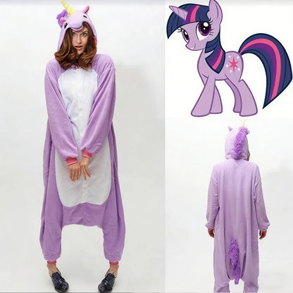 Cute Pig Animal Pajamas Onesie – Kawaii Cartoon Hoodie Jumpsuit, Soft Warm Cosplay Sleepwear for Home, Lounging & Parties