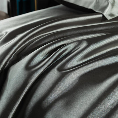 Rayon Satin Fitted Sheet – Soft Mattress Cover with Elastic Band for Single, Double, Queen & King Beds