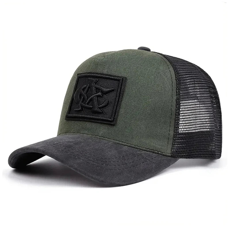 2026 Breathable Mesh Baseball Cap – CA Embroidered Unisex Hat with Sunshade Design for Daily Wear, Hip-Hop & Skateboarding