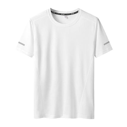 1/2PCS Plus Size Men's Quick-Dry T-Shirts – Short-Sleeve Gym & Running Tops, Lightweight Fitness Training Jerseys & Sportswear