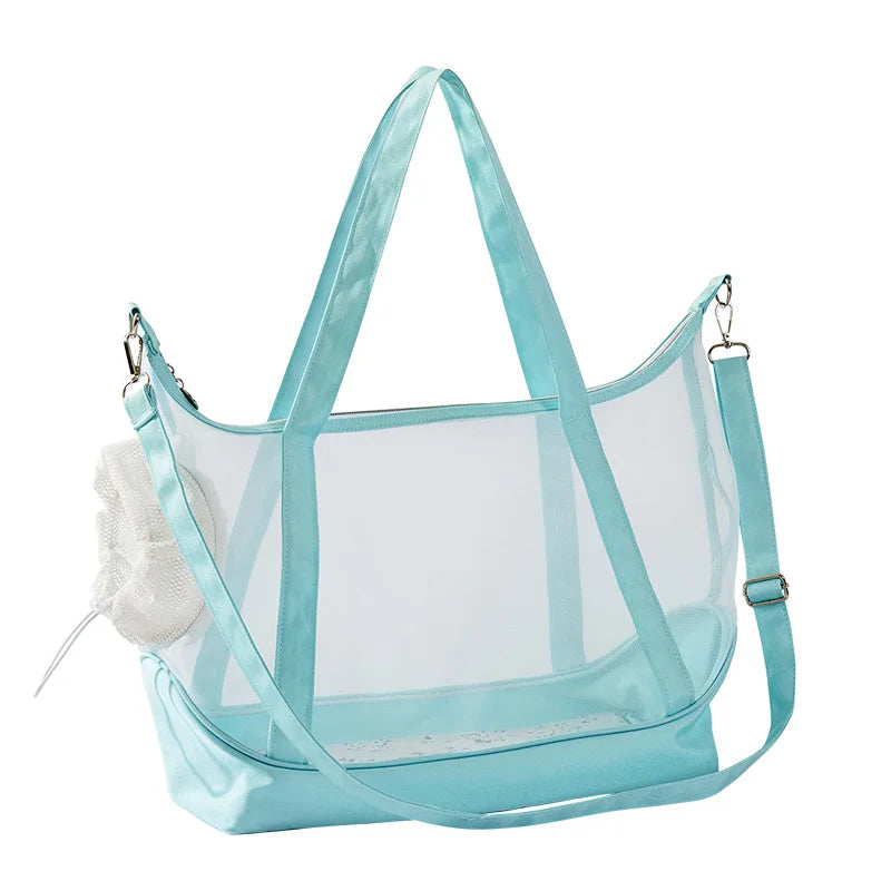 Mochila Transpirable para Gatos, Transportín Portátil para Mascotas Pequeñas, Perros Pequeños y Gatos, para Uso en Exteriores