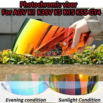 Replacement Helmet Visor Lens for AGV K5, K5S, K3 SV, K1 & Compact ST – Motorcycle Helmet Face Shield Windshield Lens
