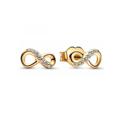 Juego de pendientes de tuerca de plata de ley 925 con hoja cuadrada, sol y luna para mujer, exquisito regalo de joyería europea