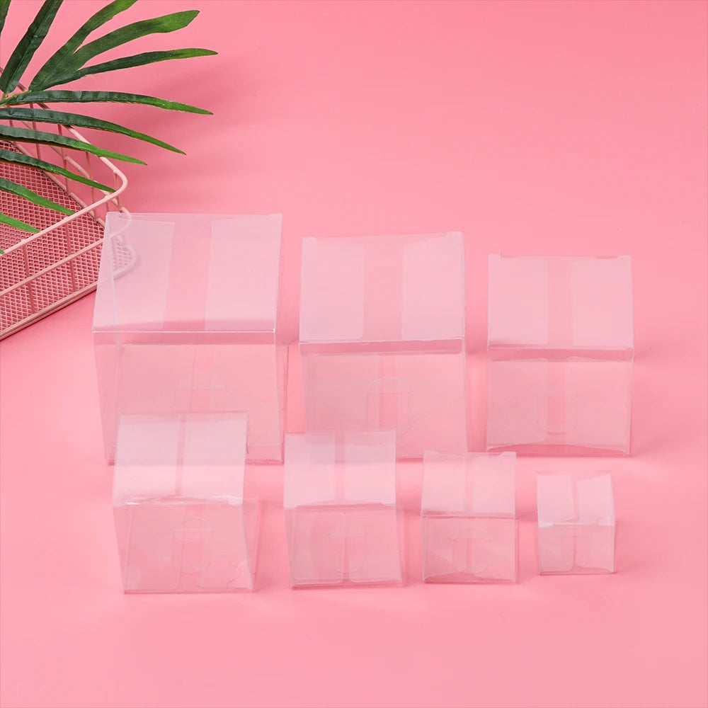 Boîtes-cadeaux transparentes pour bonbons et chocolats pour dragées de mariage, biscuits, friandises et emballages d'événements