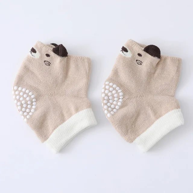 Rodilleras Antideslizantes para Bebés – Protectores de Algodón para Gatear de 0 a 3 Años, Mangas Acolchadas para Codos de Recién Nacidos, Rodilleras para Niños y Niñas, Accesorios Suaves de Protección para Gatear