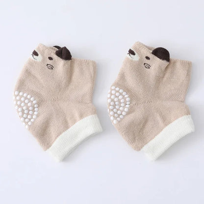 Rodilleras Antideslizantes para Bebés – Protectores de Algodón para Gatear de 0 a 3 Años, Mangas Acolchadas para Codos de Recién Nacidos, Rodilleras para Niños y Niñas, Accesorios Suaves de Protección para Gatear