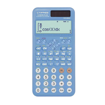 FC-991ES PLUS Scientific Calculator – 417-Function Math Calculator with 10+2 Digit Display, Dual Power for Students & School