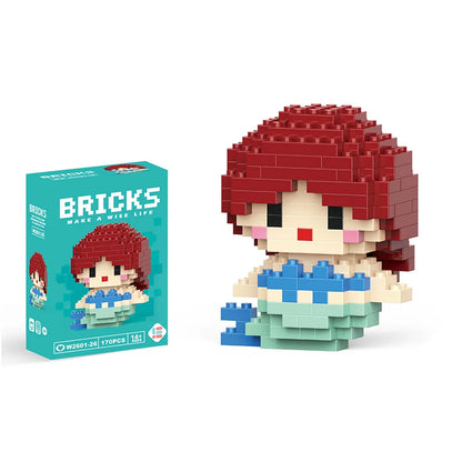 Disney Stitch & LinaBell Building Blocks Set – Cartoon Character Figures, DIY Assembly Bricks & Creative Construction Toy Gift for Kids