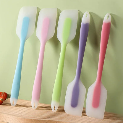 Espátula de silicona resistente al calor - Espátula mezcladora antiadherente para hornear, cocinar, mantequilla y crema