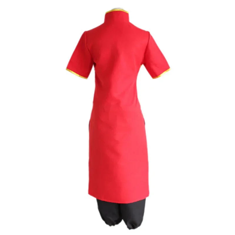 Japanese Anime & Chinese Cosplay Costume Set – Kung Fu Outfit & Cheongsam Style Suit for Men & Women Halloween, Party & Convention Wear
