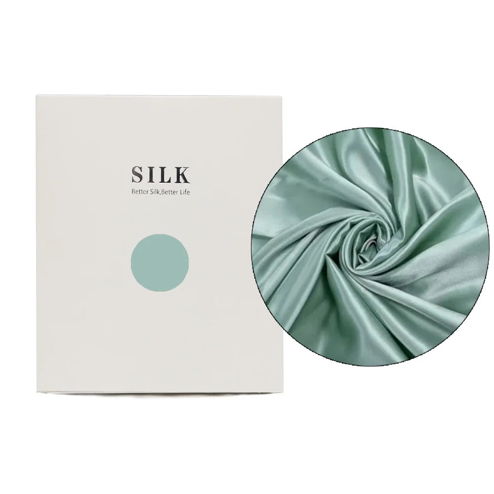 Taie d'Oreiller 100% Soie de Mûrier Pure – Housse de Coussin Double Face Rafraîchissante avec Fermeture Éclair Invisible, Douce et Respirante