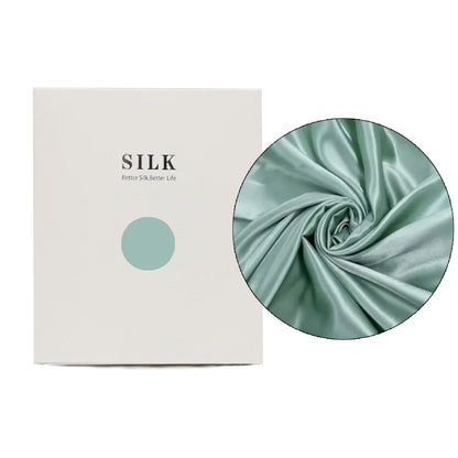 Taie d'Oreiller 100% Soie de Mûrier Pure – Housse de Coussin Double Face Rafraîchissante avec Fermeture Éclair Invisible, Douce et Respirante