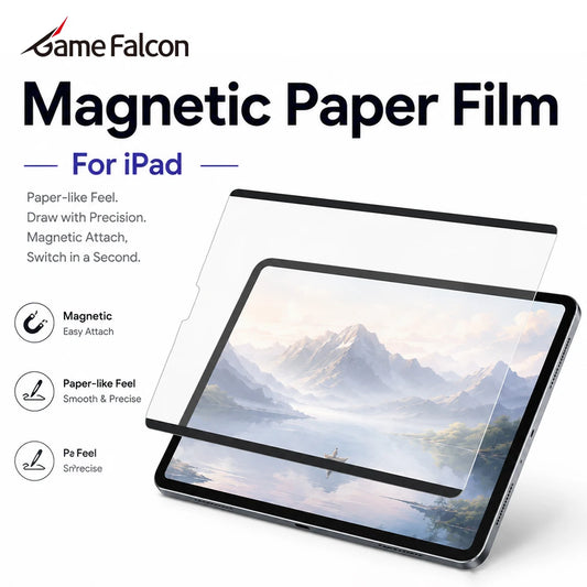 Protector de pantalla magnético Paperlike para iPad A16, Air 11 M3/M2, Air 5/4, Pro 11/13 M5 y M4, Pro 12.9, iPad de 10ª/9ª generación y iPad Mini 7/6
