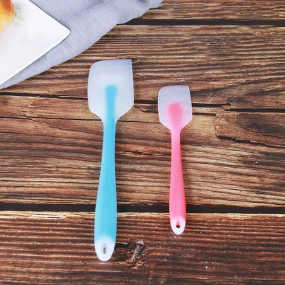 Espátula de silicona resistente al calor - Espátula mezcladora antiadherente para hornear, cocinar, mantequilla y crema
