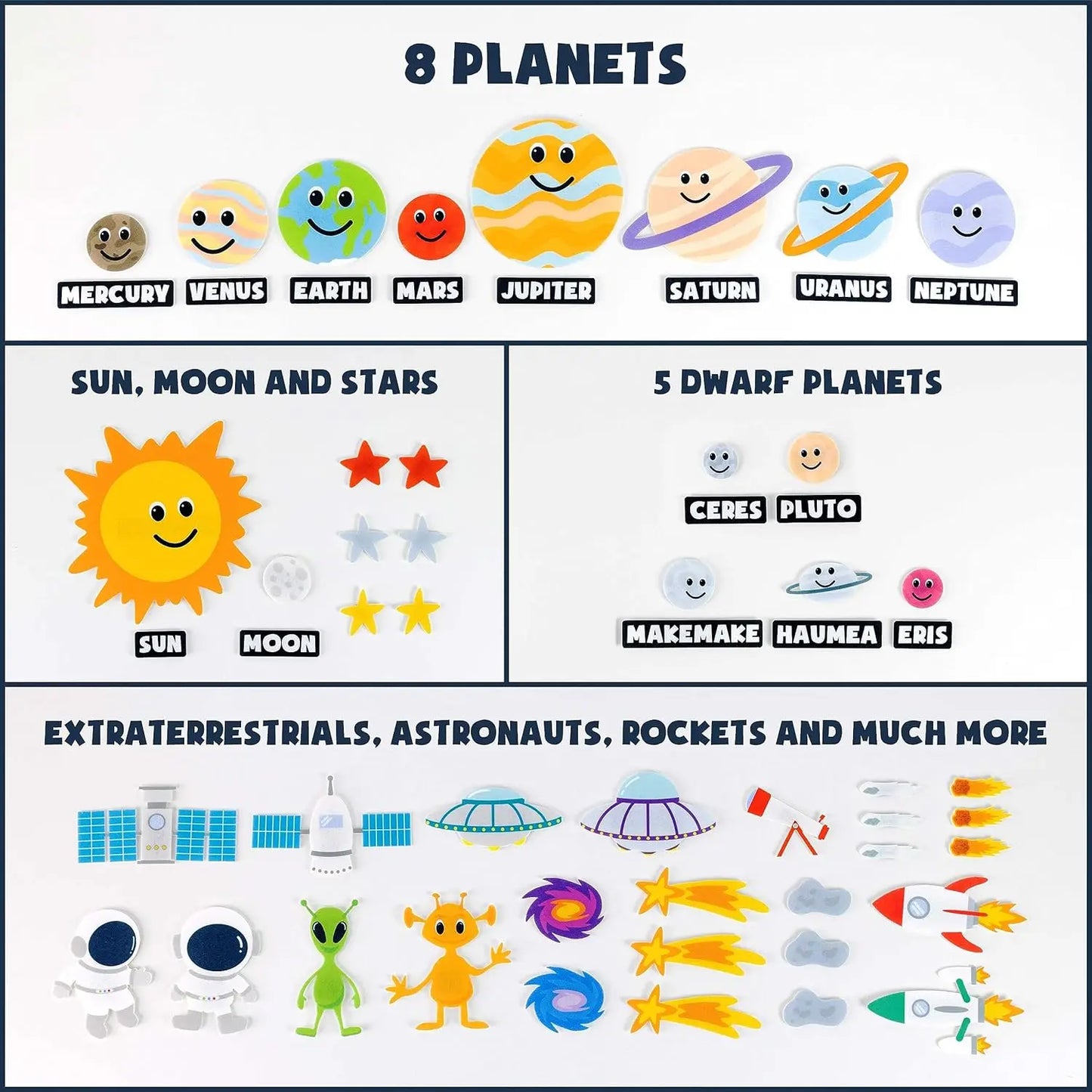 Montessori Solar System Felt Busy Board – Interactive Early Learning Storytelling Toy for Toddlers, Travel & Gifts