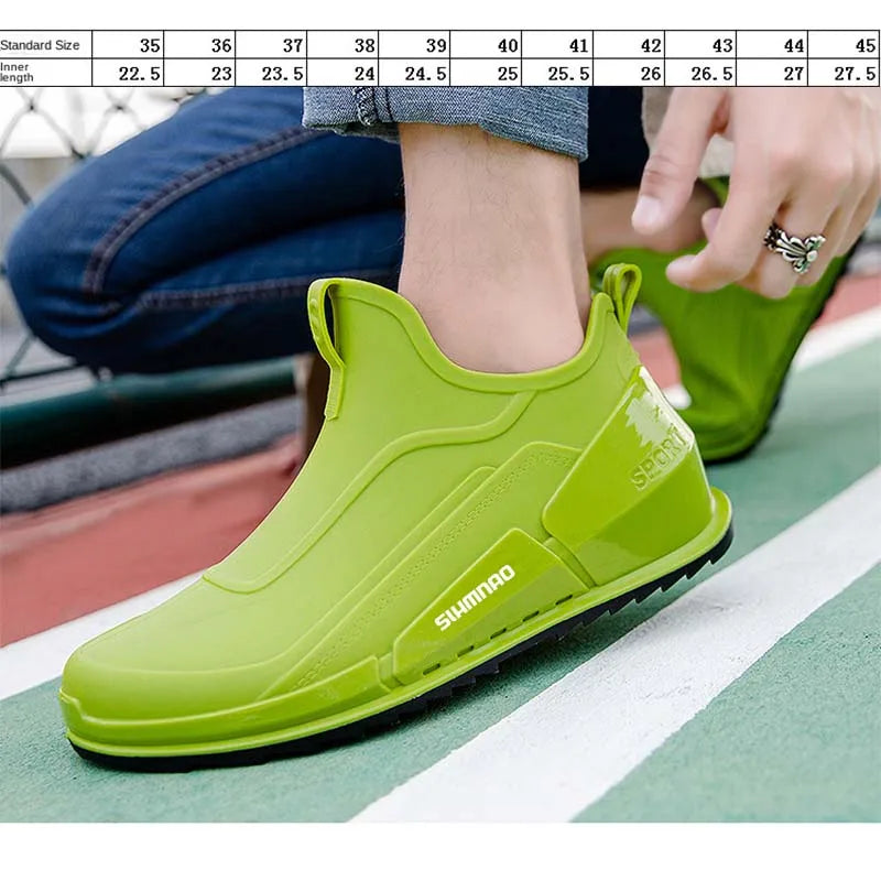 2025 Waterproof Outdoor Fishing Shoes – Lightweight Anti-Slip Rubber Sports Shoes for Hunting, Cycling & Outdoor Activities