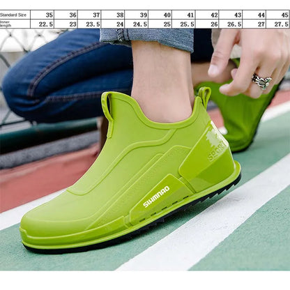 2025 Waterproof Outdoor Fishing Shoes – Lightweight Anti-Slip Rubber Sports Shoes for Hunting, Cycling & Outdoor Activities