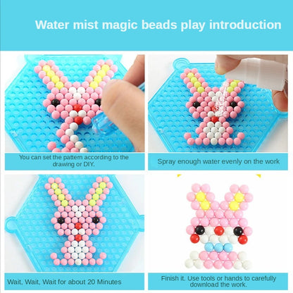 Kit de création perles à souder à l'eau 1000 pièces – Ensemble de perles magiques à pulvériser pour les arts, l'artisanat et le jeu créatif des enfants
