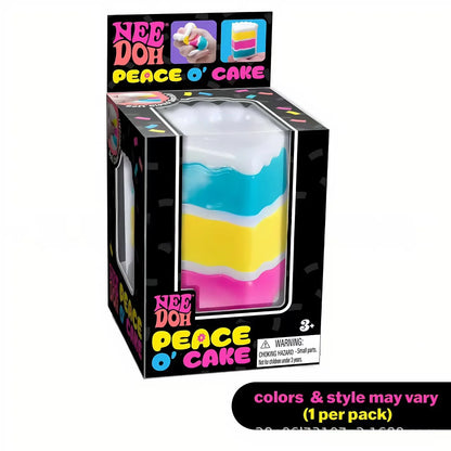 Schylling Needoh Nice Cube Sensory Nice-Sicle Stress Relief Squishy Cube Anti-Anxiety Squeeze Object For Focus ADHD Population