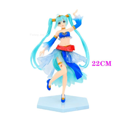 Hatsune Miku Anime Figure – Wedding Dress & Swimsuit Vocaloid PVC Action Figure Collectible Model Toy for Girls Gift