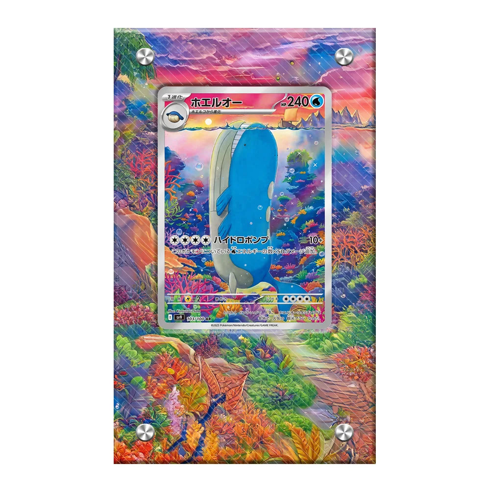 Expositor de metacrilato para cartas Pokémon – Psyduck, Bulbasaur, Mewtwo, Charmander y soporte protector para cartas de personajes