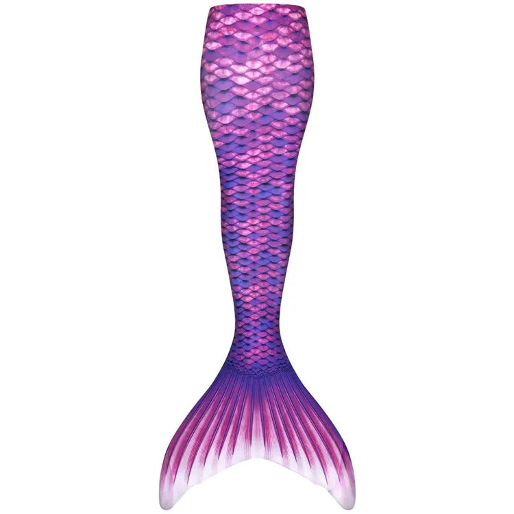Mermaid Tail Swimsuit Costume – Mermaid Cosplay Fantasy Swimwear for Girls, Kids & Adults, Birthday Gift with Optional Monofin