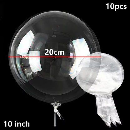 Globos de burbuja transparentes - Globos Bobo grandes transparentes para bodas, cumpleaños y decoraciones de fiesta
