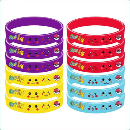 Pokémon Birthday Party Decorations Set – Balloons, Keychains, Napkins, Stickers, Tableware, Plates & Tablecloth Party Supplies & Favors