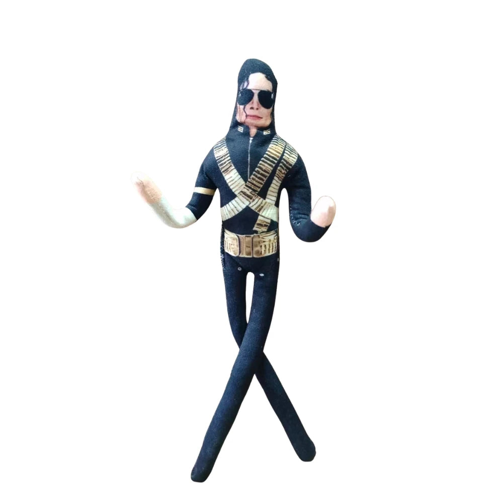 Michael Jackson Cosplay Plush Figure – Jointed Stuffed Doll Collectible Room Decoration Gift