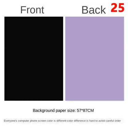 Tablero de fondo fotográfico de doble cara 57 × 87 cm – Fondo de color liso para fotografía de producto y recién nacido
