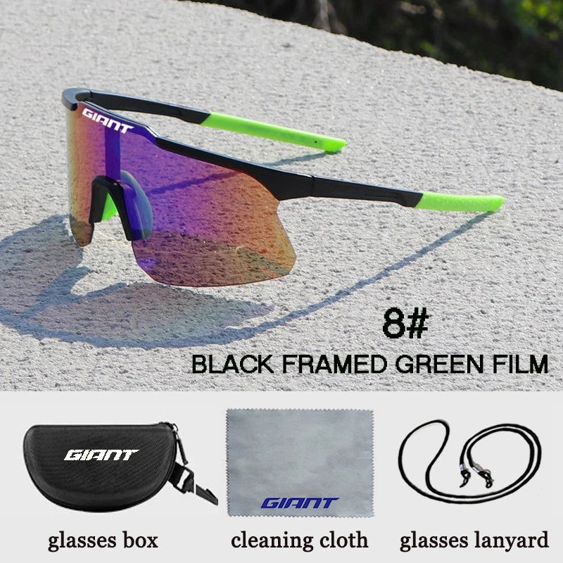 Cycling Sports Sunglasses – Giant UV400 Protective Glasses with Anti-Fog Lenses & Protective Case for Men & Women