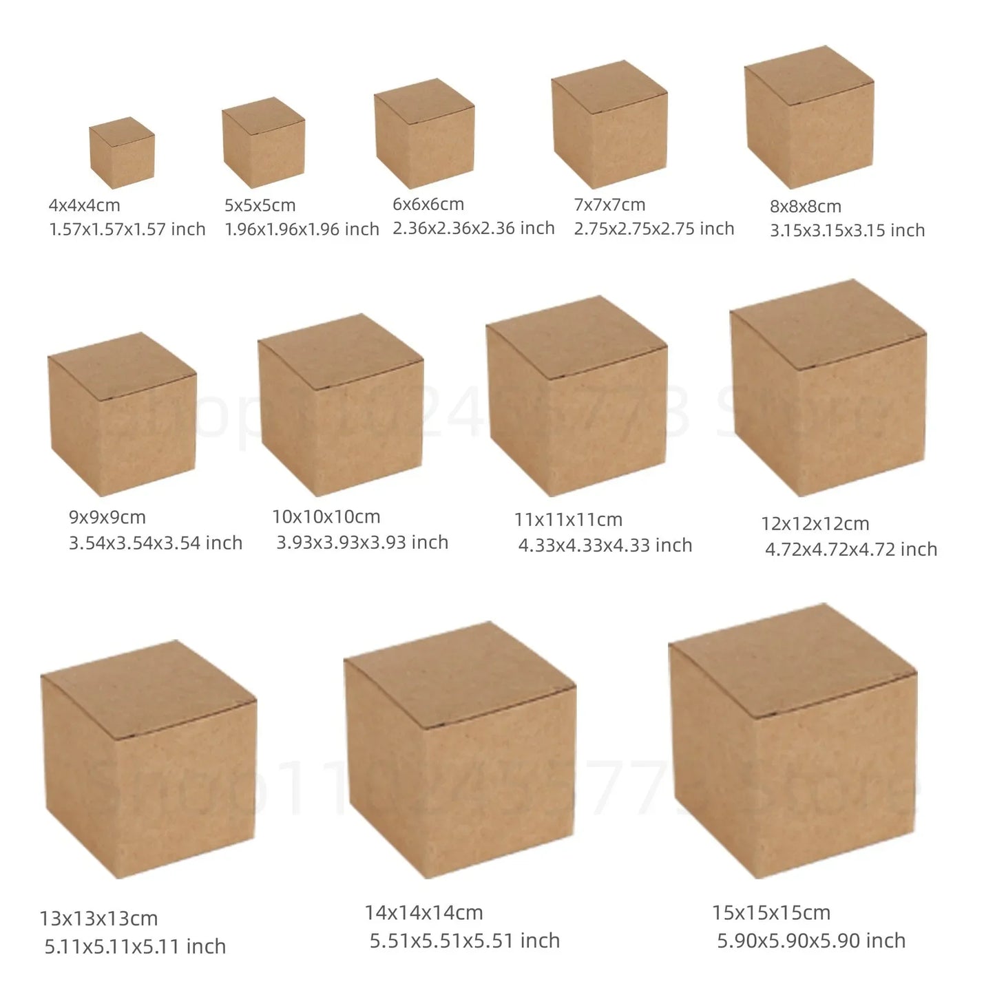 20/50PCS Cajas de Regalo Kraft – Cajas Plegables de Cartón Blancas y Negras para Recuerdos de Bodas, Caramelos y Empaques