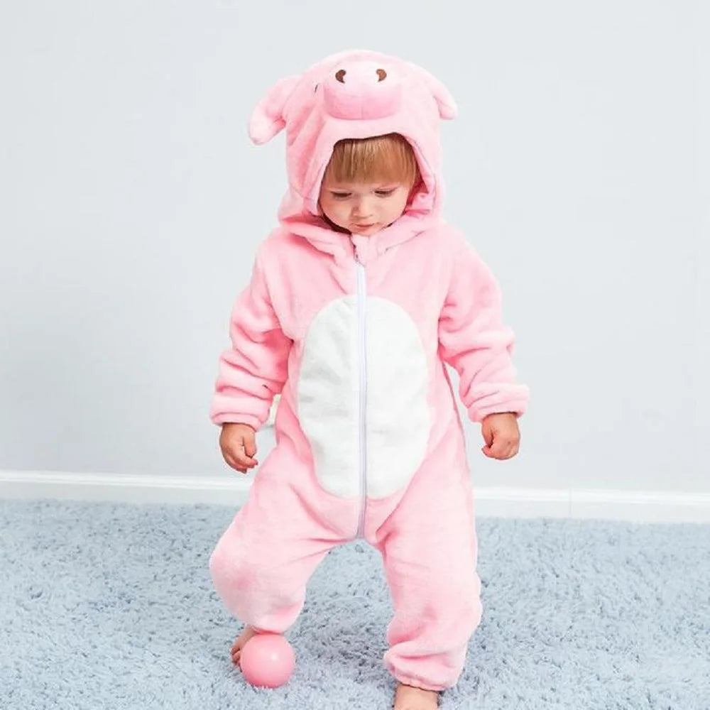 Wholesale Baby Costume Rompers – Winter Flannel Jumpsuit One-Piece for Girls & Boys, Toddlers & Kids