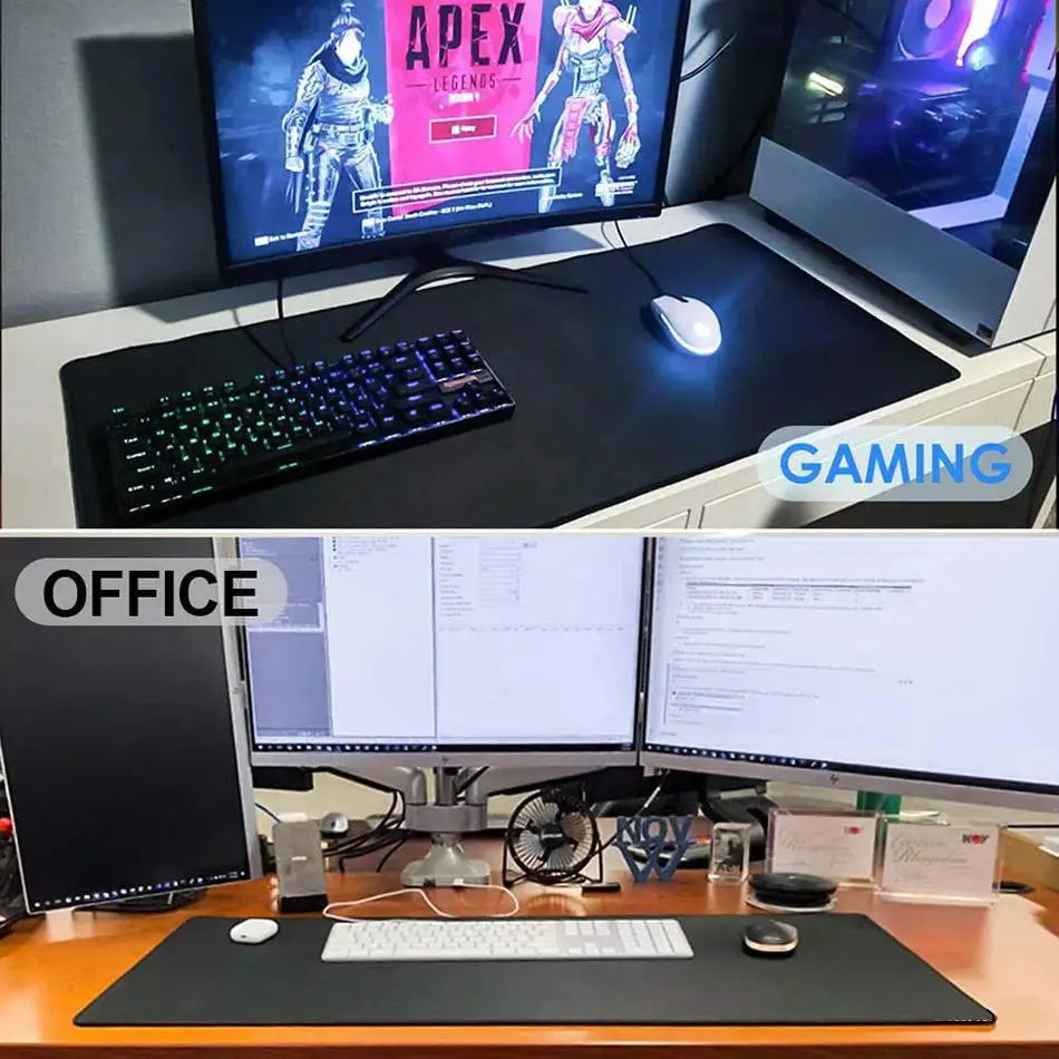 Tapis de souris Gengar Anime Gaming – Grand tapis de bureau Pokémon antidérapant pour ordinateur portable, clavier et configuration PC