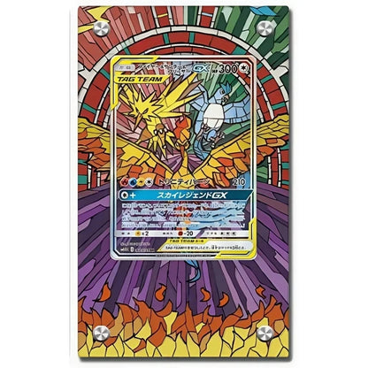 Expositor de metacrilato para cartas Pokémon – Psyduck, Bulbasaur, Mewtwo, Charmander y soporte protector para cartas de personajes