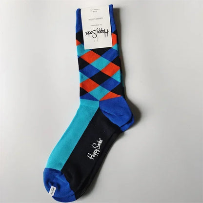 2025 Men’s Classic Crew Socks – Cotton Sports Socks for Comfortable Everyday & Athletic Wear, Sizes 41–46
