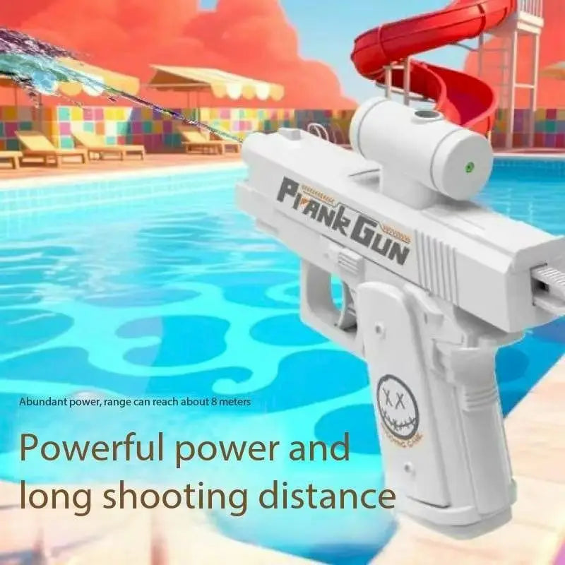 Pistolet à eau double face – Jouet de farce d'été amusant, mini pistolet à eau tactique pour enfants et adultes, batailles aquatiques à la piscine et à la plage