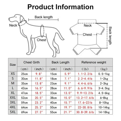 XS-5XL Fashion Dog Hoodie – Warm Cotton Sweatshirt Jacket for Small, Medium & Large Dogs, Two-Legged Pet Clothes for Everyday Wear