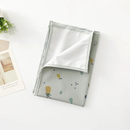 Matelas à langer imperméable réutilisable – Housse de matelas à langer portable pliable pour nouveau-nés, voyages et jeux