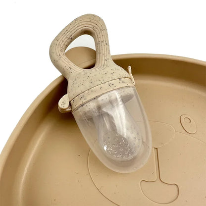 Silicone Baby Fruit Feeder Pacifier – Fresh Food & Teething Feeder with Protective Cover
